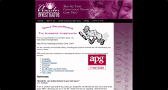 Desktop Screenshot of ancestorinvestigator.com